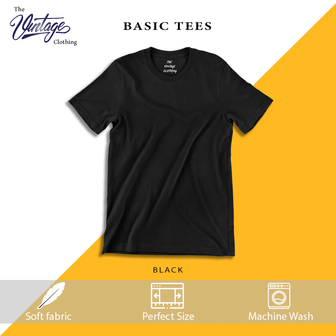 Pack of 3 plain Half sleeves T-Shirt - Image 2