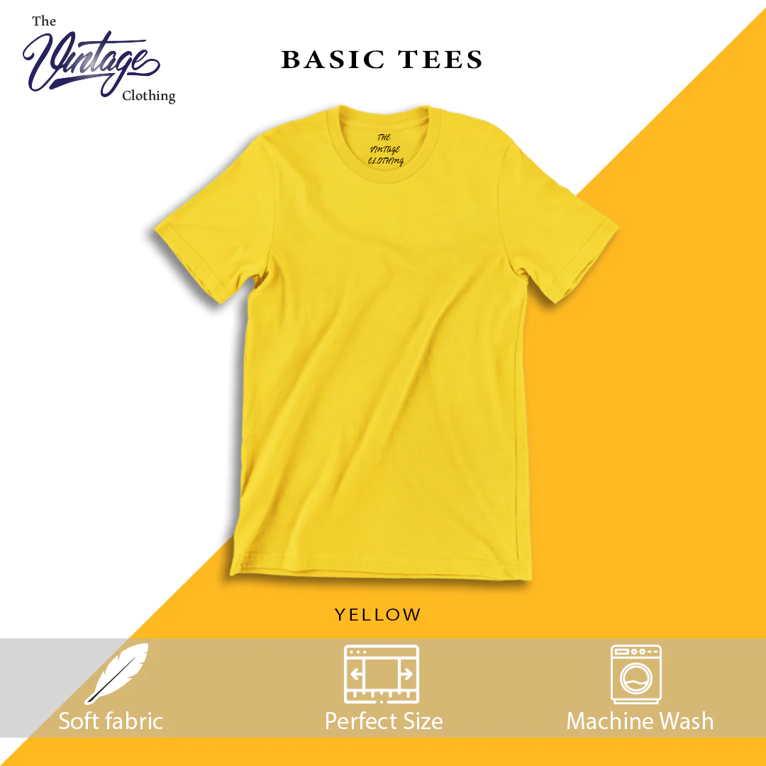 Pack of 3 plain Half sleeves T-Shirt - Image 3