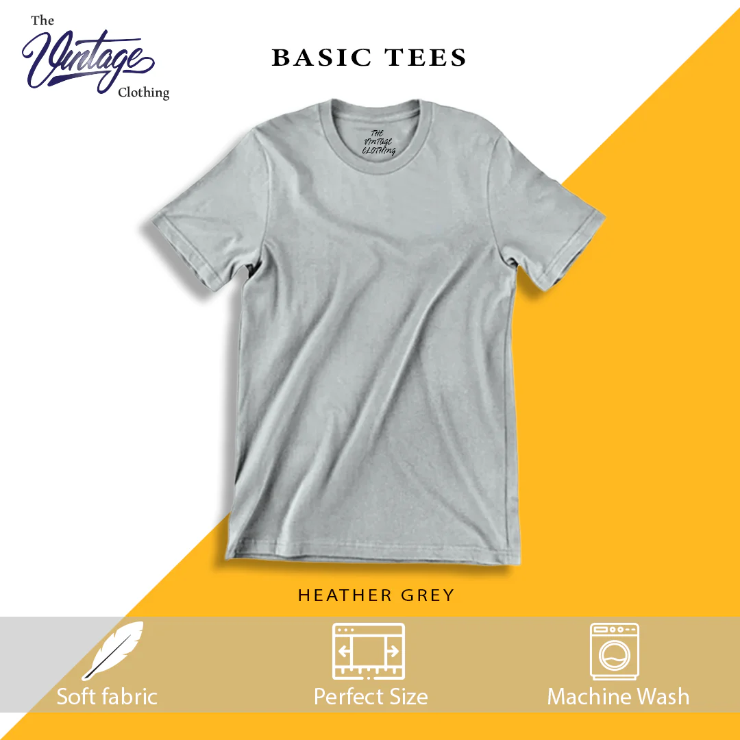 Pack of 3 plain Half sleeves T-Shirt - Image 4