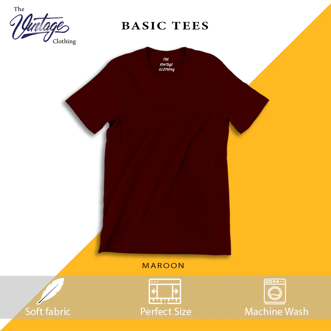Pack of 3 plain Half sleeves T-Shirt - Image 3
