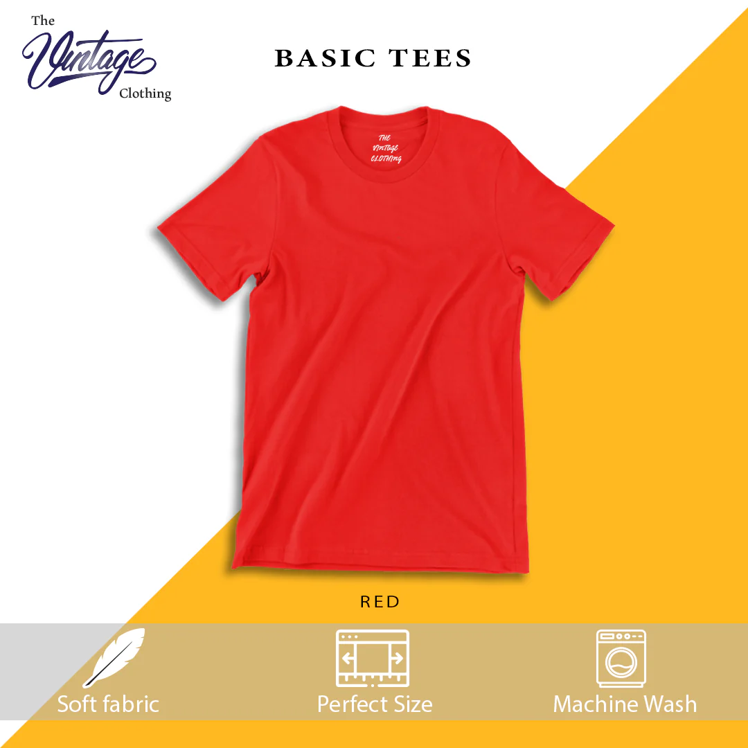 Pack of 3 plain Half sleeves T-Shirt - Image 3