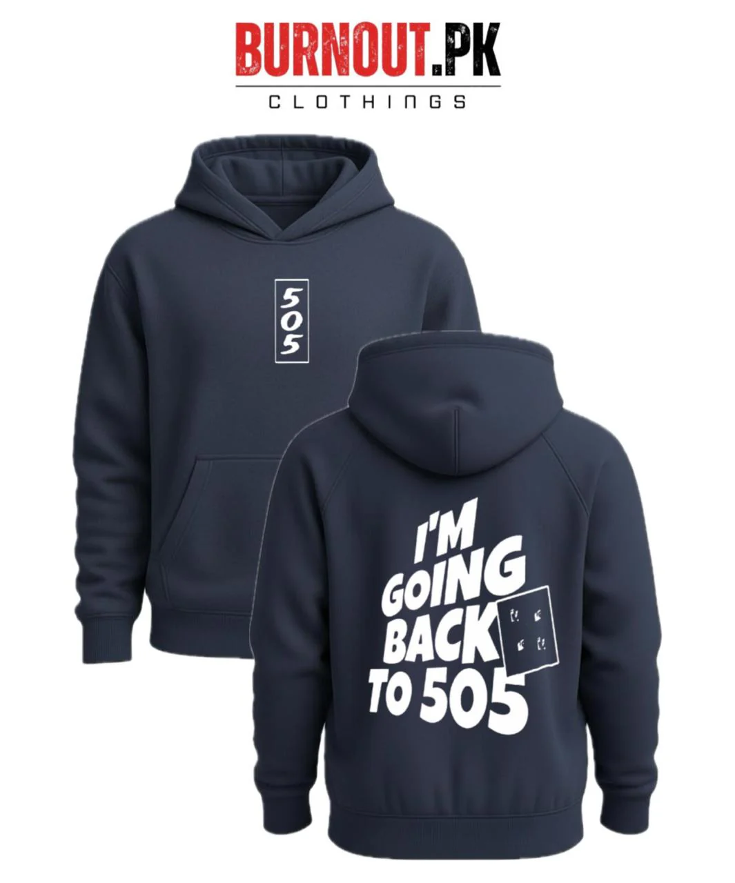 Men’s I’m going back Digital Printed Hoodie - Image 3