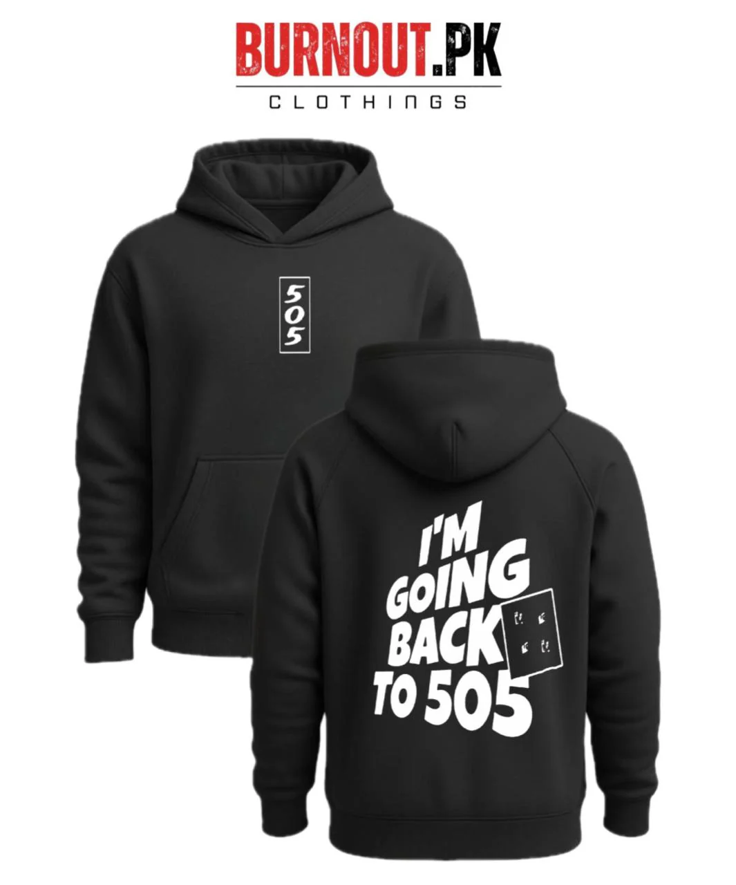 Men’s I’m going back Digital Printed Hoodie - Image 4