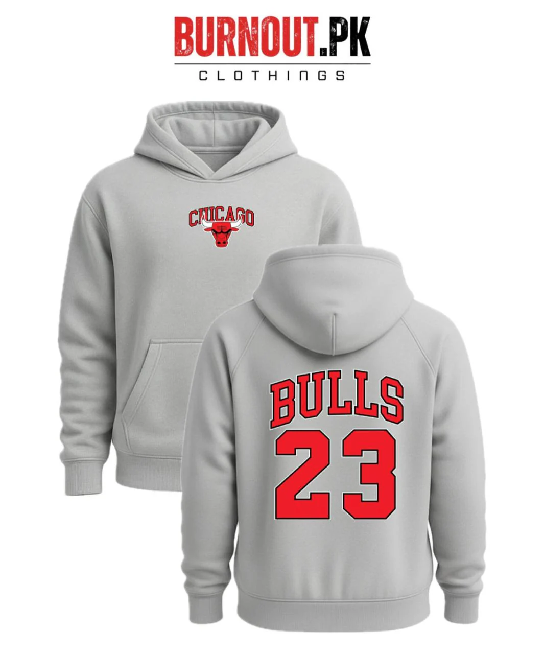 Men’s Bulls Digital Printed Hoodie - Image 4