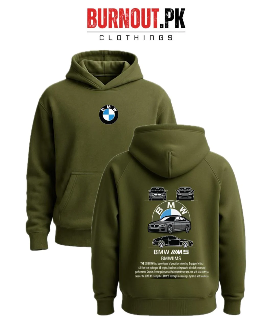 Men’s Bmw Digital Printed Hoodie - Image 3