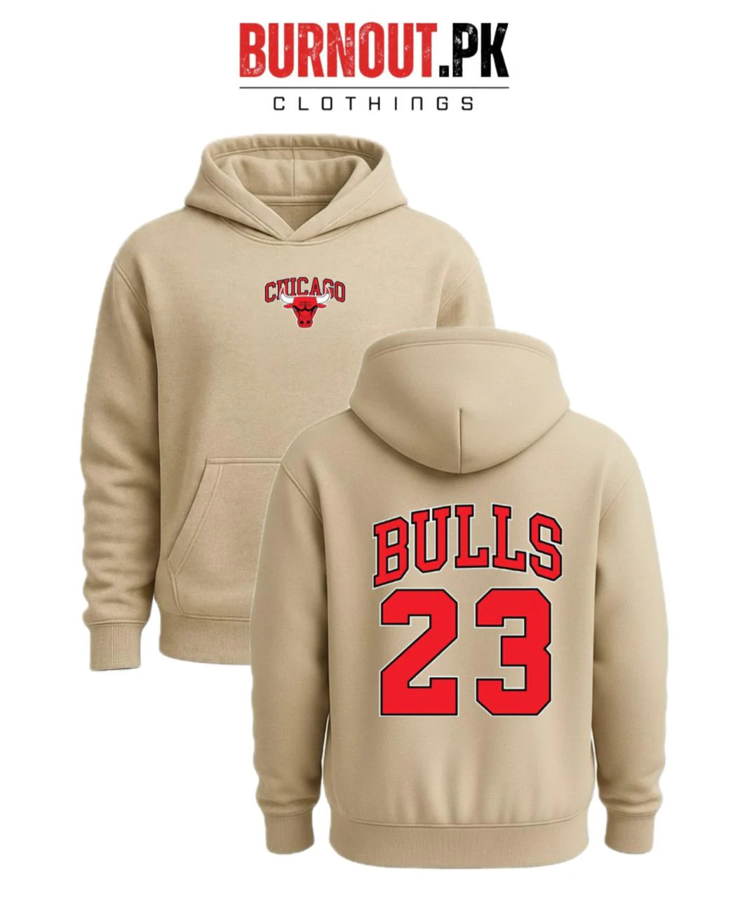 Men’s Bulls Digital Printed Hoodie - Image 7
