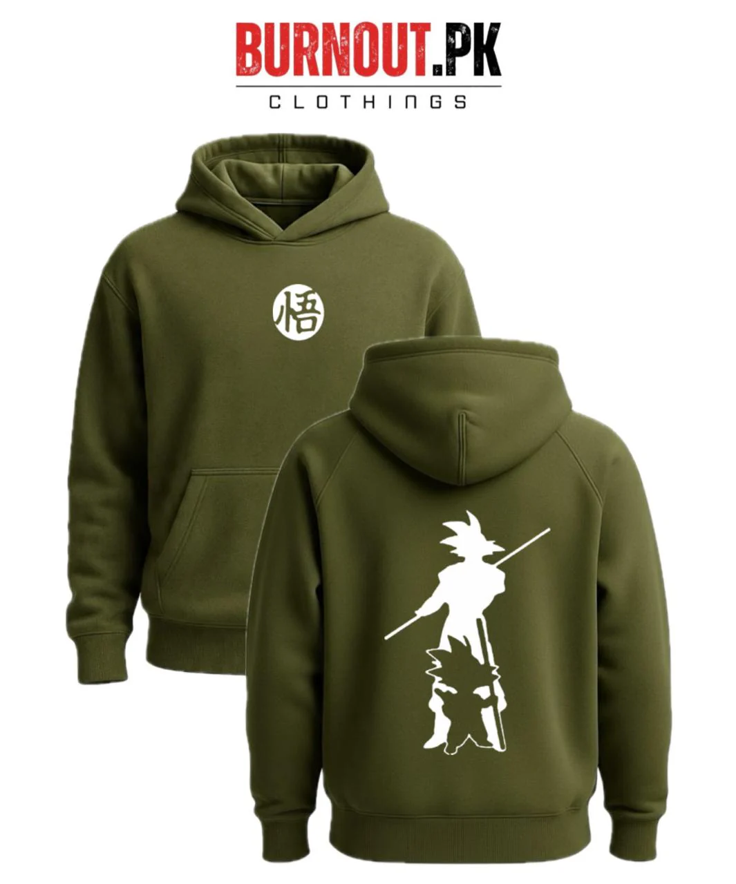 Men’s shadow goku Digital Printed Hoodie - Image 4