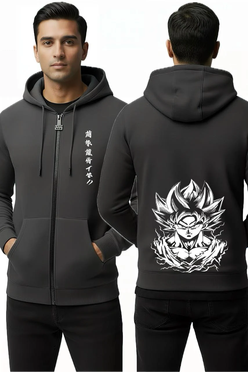 Men’s Premium Zipper Hoodie - Digital Printed