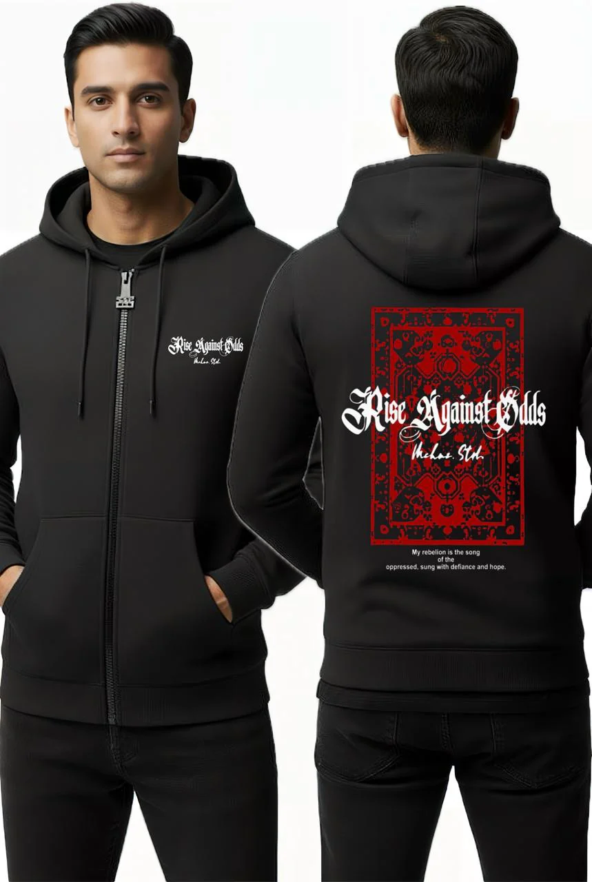 Men’s Premium Zipper Hoodie - Digital Printed