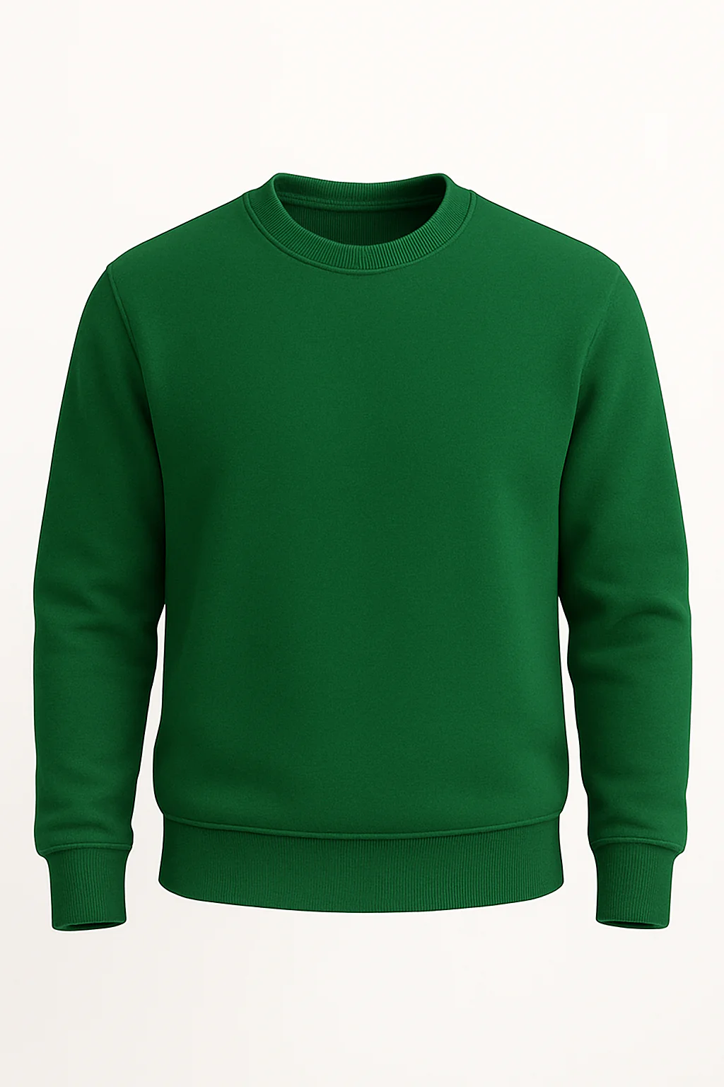 Pack of 2 Basic Green & Maroon Premium Men’s Sweatshirt - Image 5