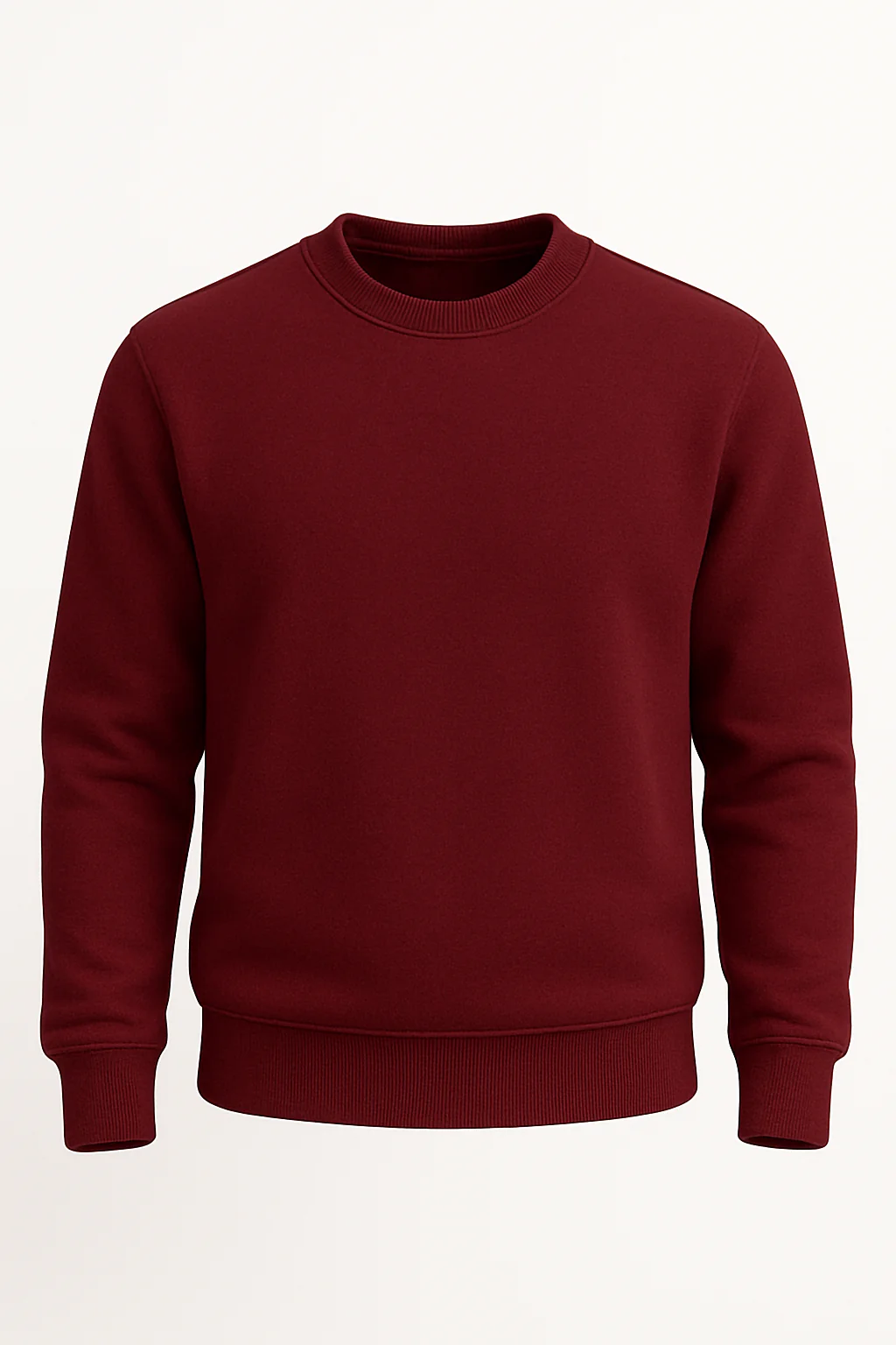 Pack of 2 Basic Maroon & Blue Premium Men’s Sweatshirt - Image 5