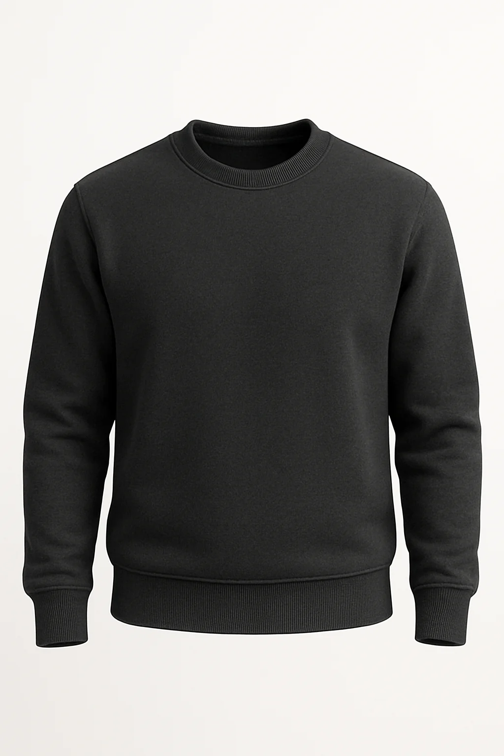 Pack of 2 Basic Charcoal & Grey Premium Men’s Sweatshirt - Image 4