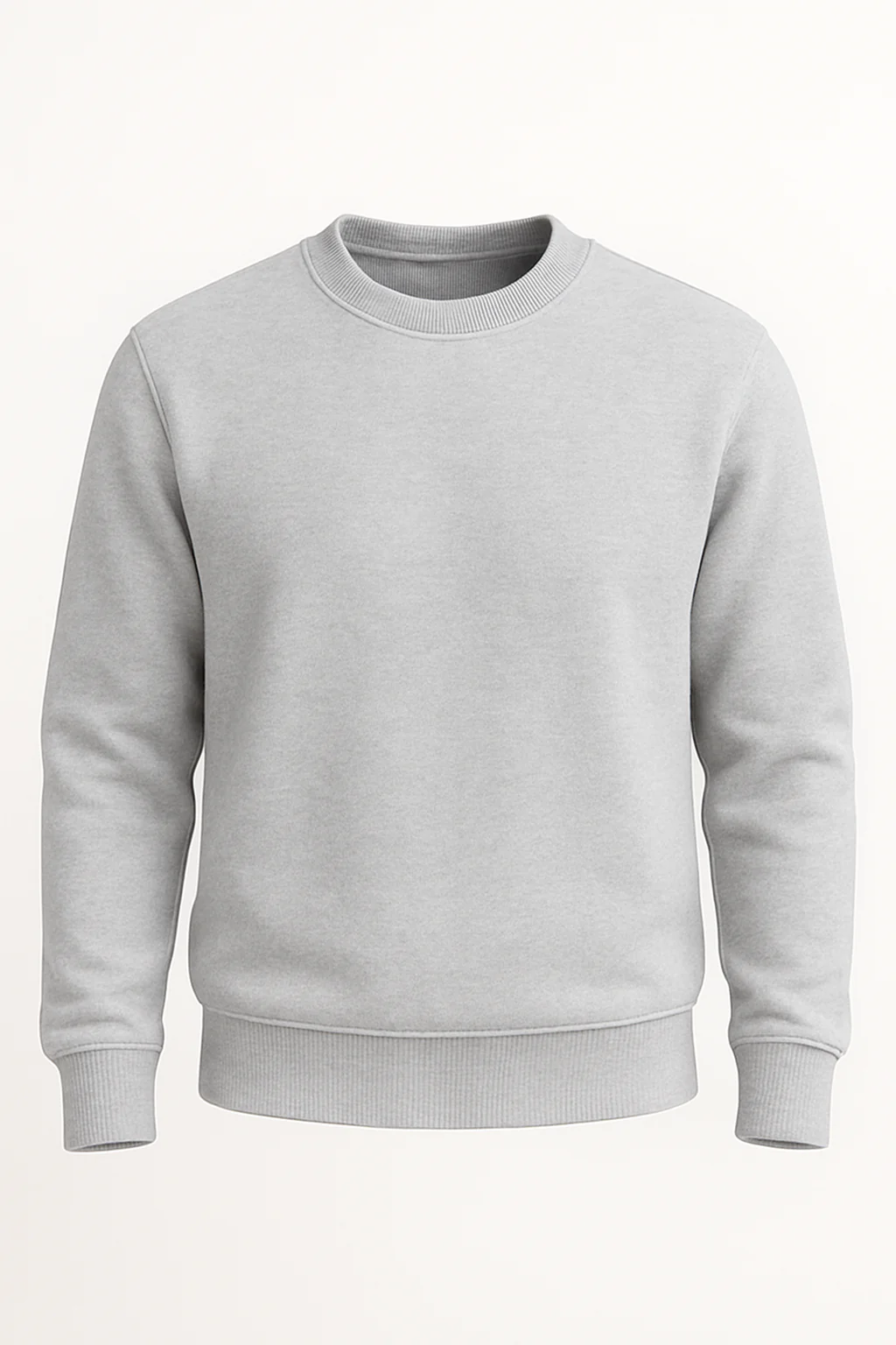 Pack of 2 Basic Charcoal & Grey Premium Men’s Sweatshirt - Image 5