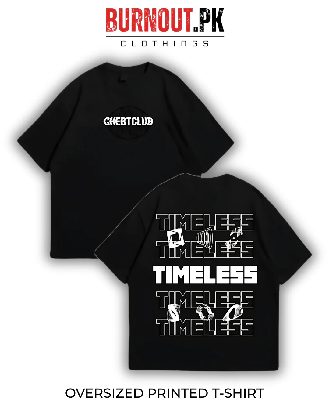 Timeless Oversized Dropshoulder Tee - DTF Printed Tshirt For Men and Women - Image 3